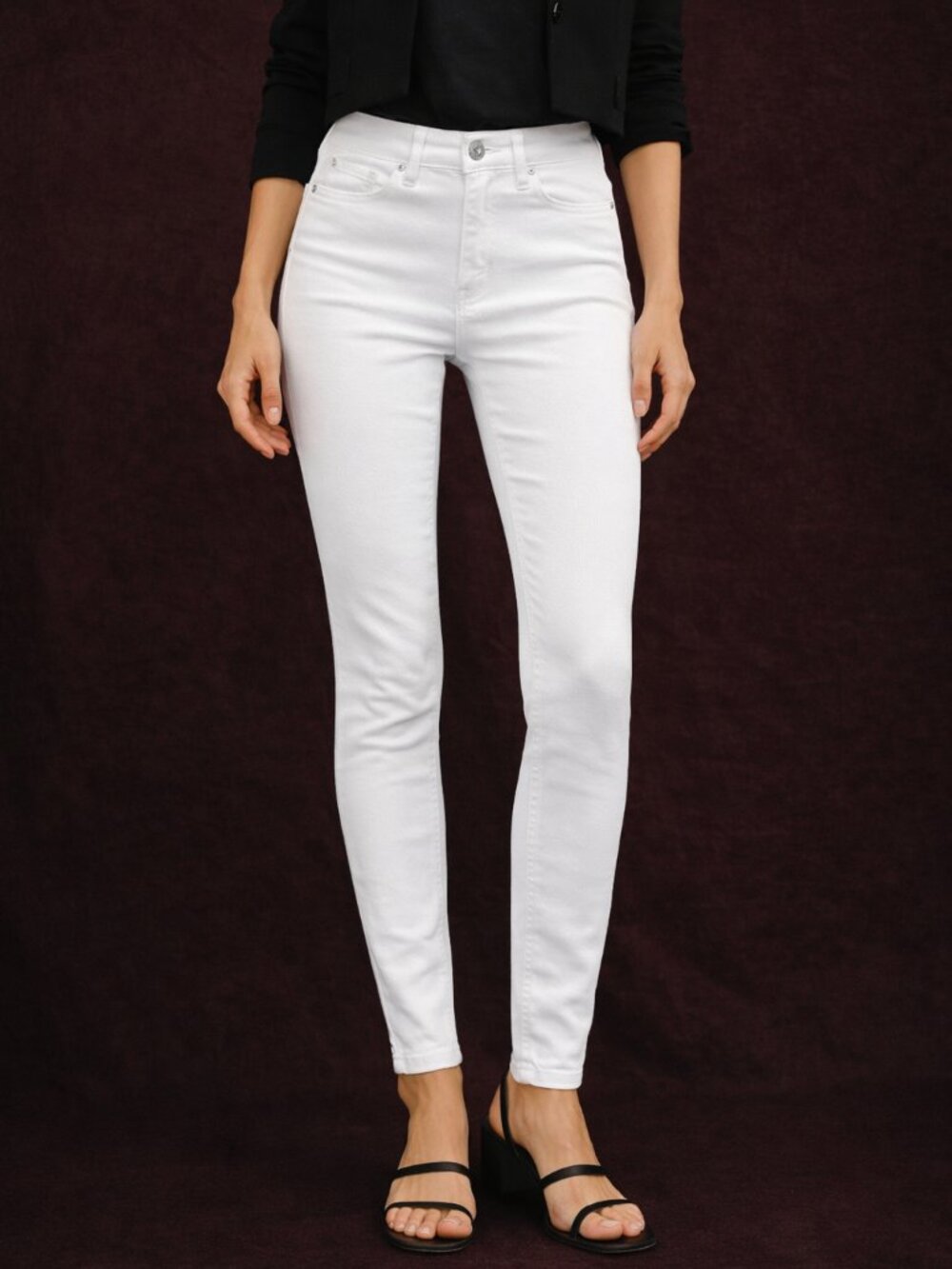NWT MAC “Dream Skinny” White Jeans 8 Stretch Denim